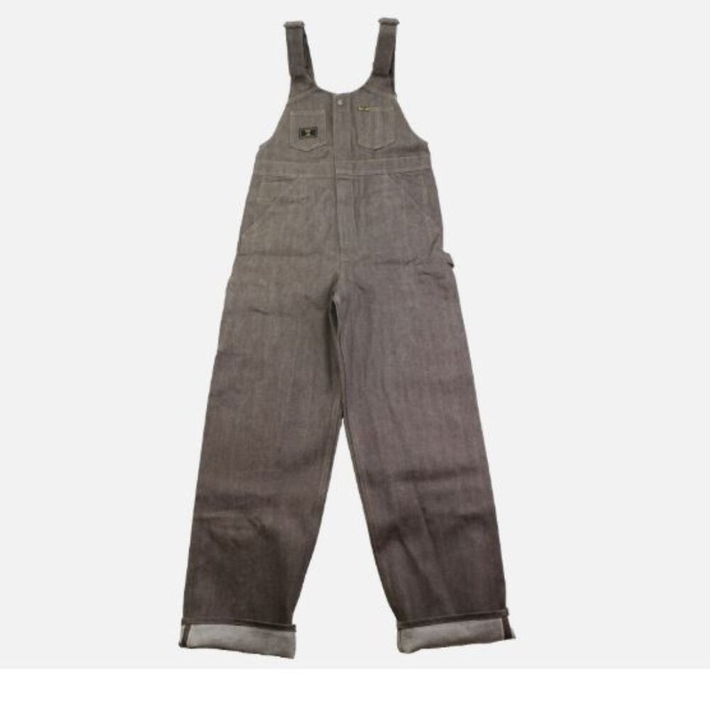 Lee x Brooklyn Circus Women's WhizIt Bib OverAll Brown Selvedge Denim M New